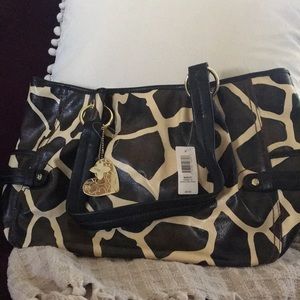 New purse in brown and dream cow print